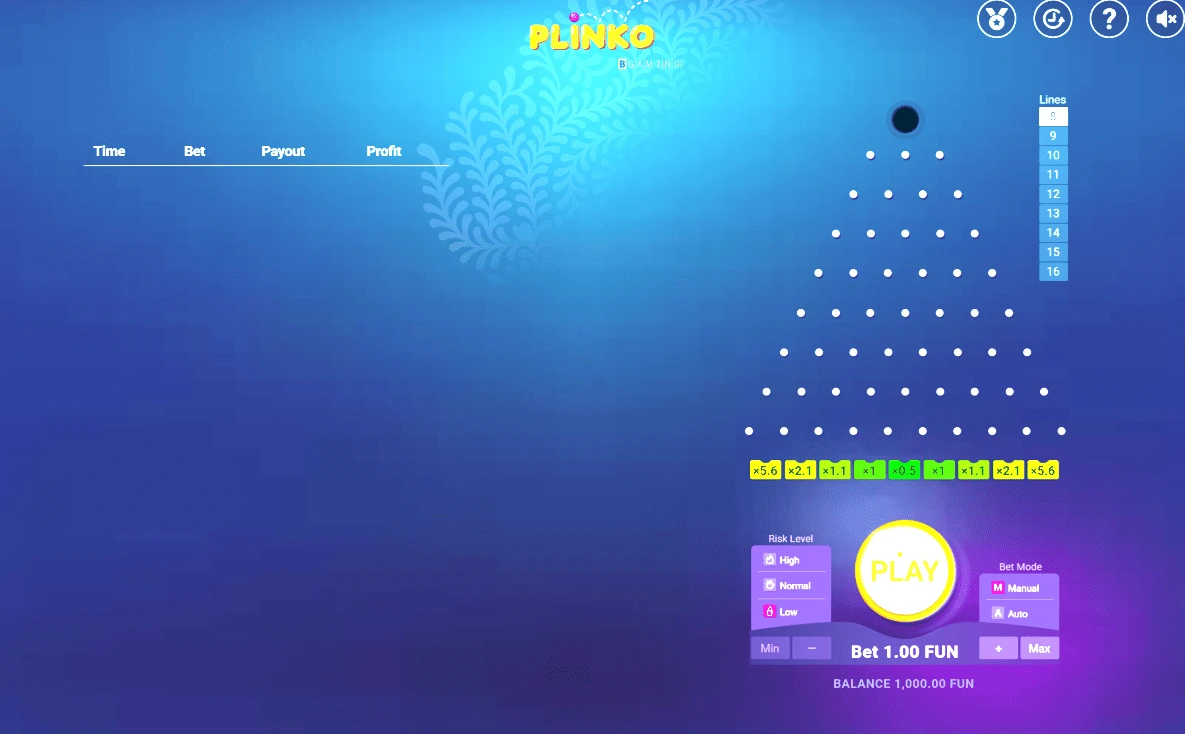 Физическая модель Plinko